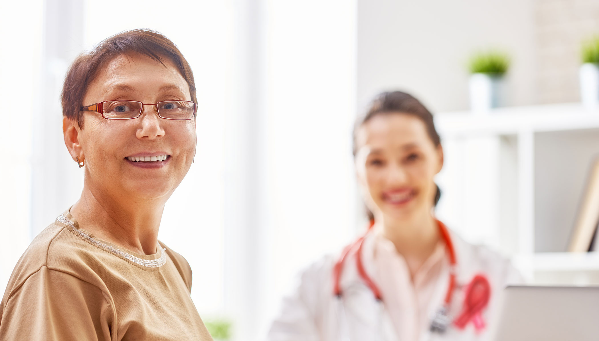 Foto Patientin im Arztgespräch